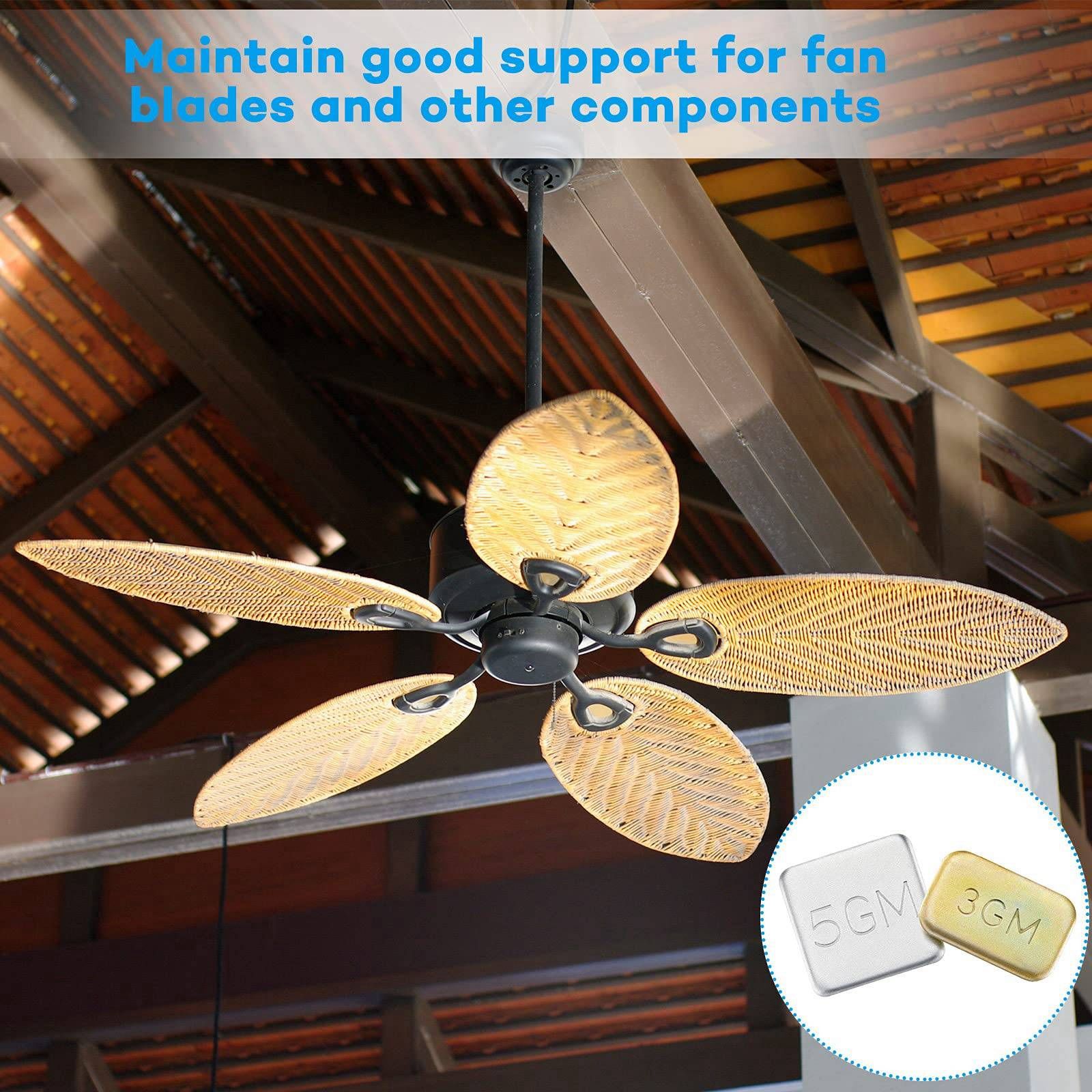 Ceiling Fan Blade Balancing Kit - คุณภาพ 6 ชุดเพดานพัดลมใบมีด Balancing Kit พัดลมน้ําหนัก