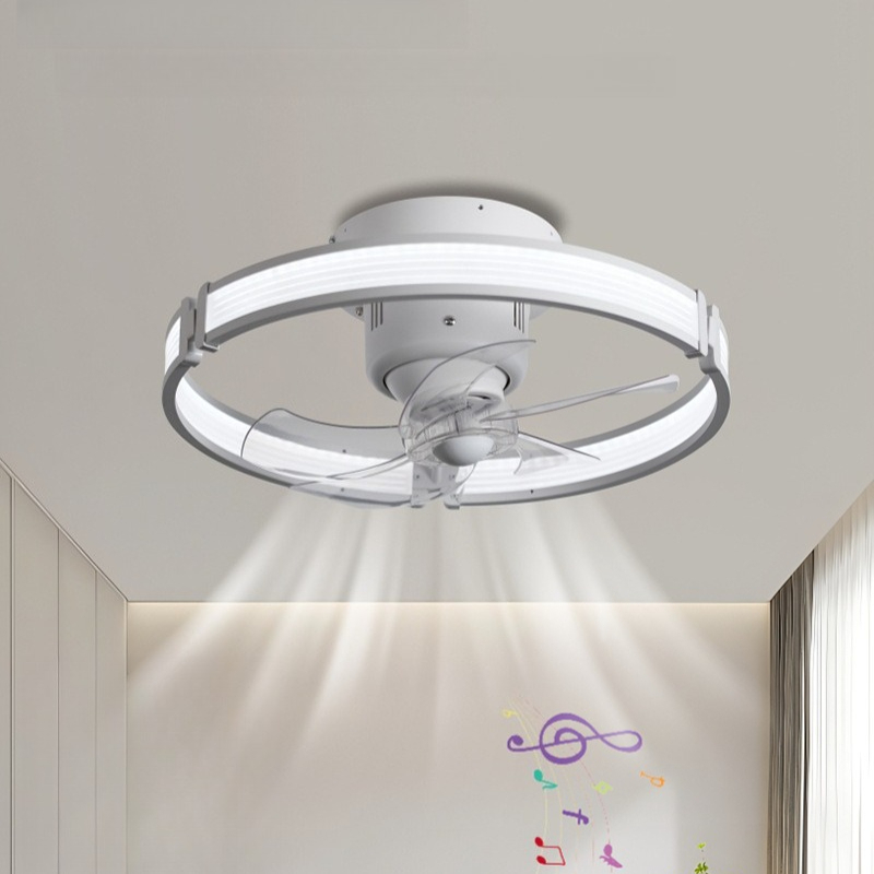 Smart Ceiling Fan Alexa Wifi - พัดลมเพดานพร้อมไฟอัจฉริยะ Smart Graffiti WiFi รองรับการควบคุมผ่าน Alexa