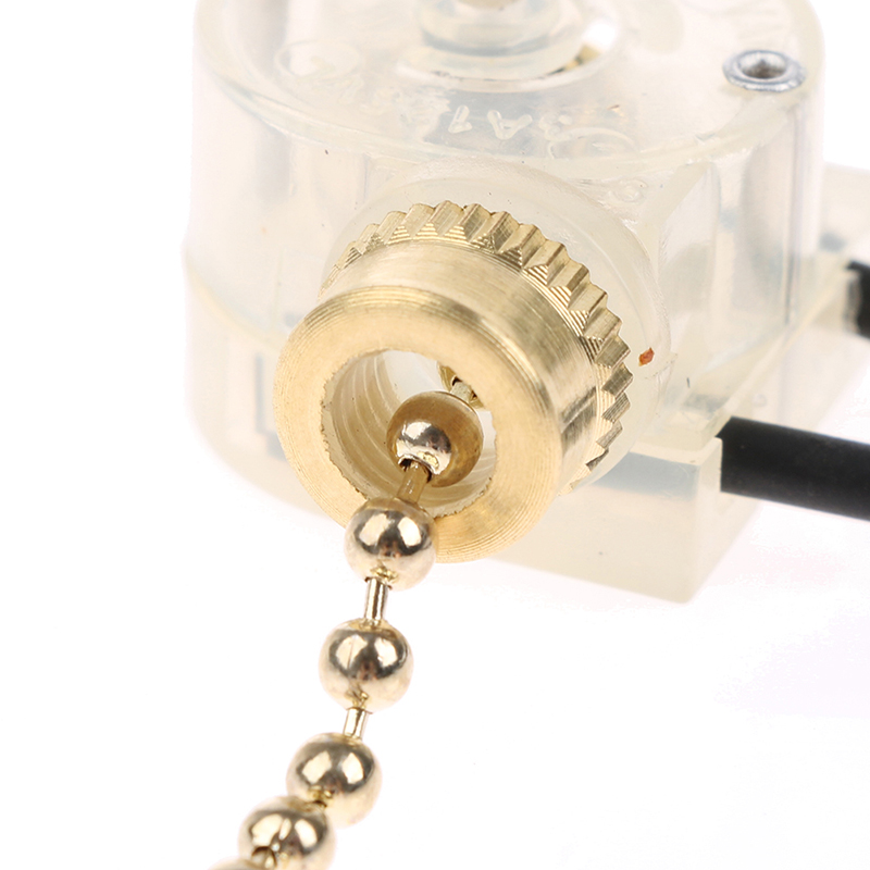 Ceiling Fan Pull Chain Switch - สวิตช์โซ่ดึงอเนกประสงค์ 1 ชิ้น, อุปกรณ์เสริมทดแทนสำหรับพัดลมเพดานและโคมไฟติดผนัง