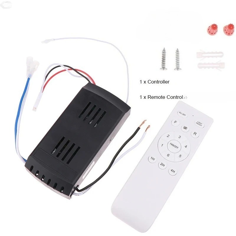 Ceiling Fan Light Kit Replacement - ชุดเปลี่ยนรีโมทคอนโทรลสำหรับพัดลมเพดาน 6 สปีด รุ่นอเนกประสงค์ พร้อมไฟ 1