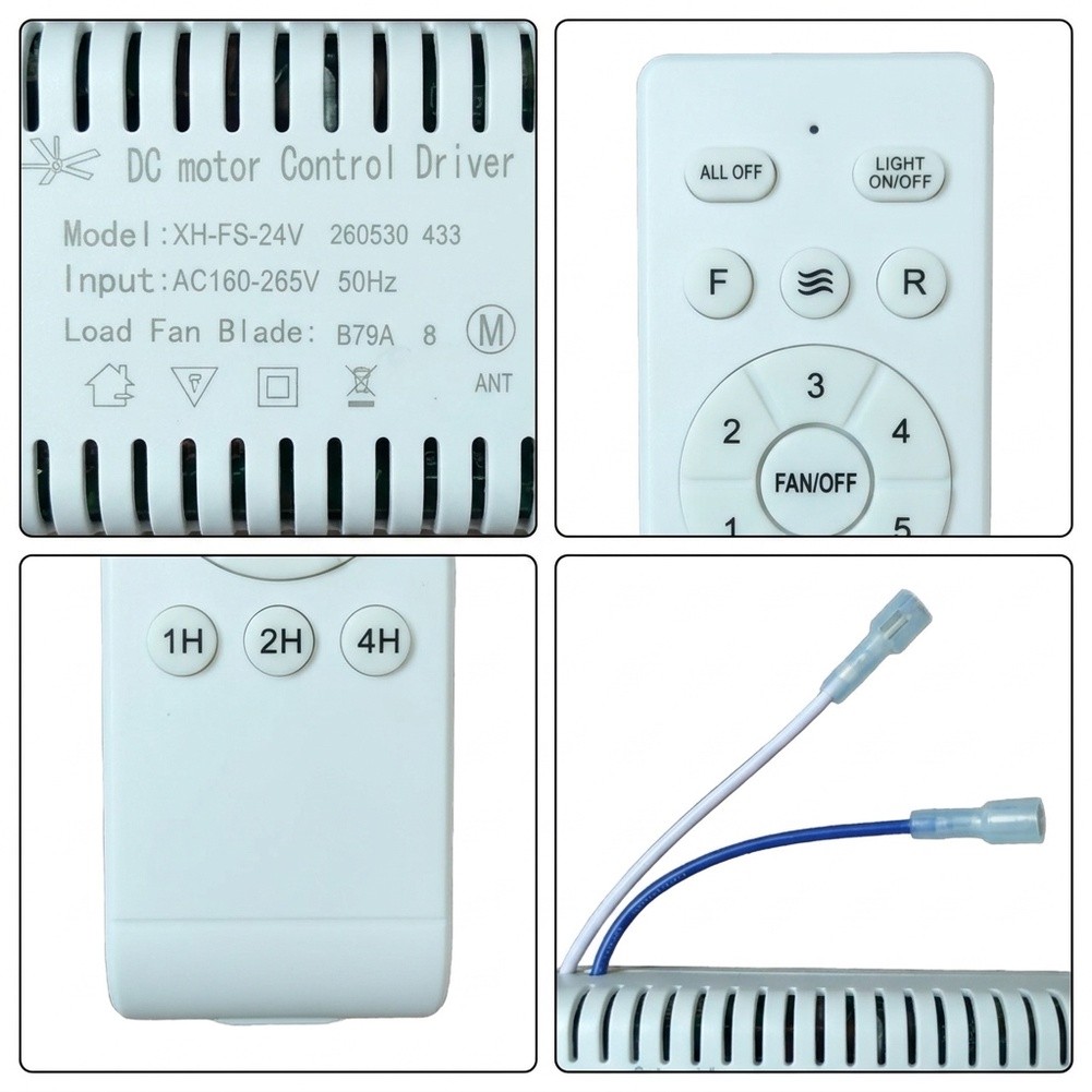 ชุดรีโมทควบคุมพัดลมเพดาน 6 ระด - Ceiling Fan Light Kit Replacement บทวิจารณ์และราคา