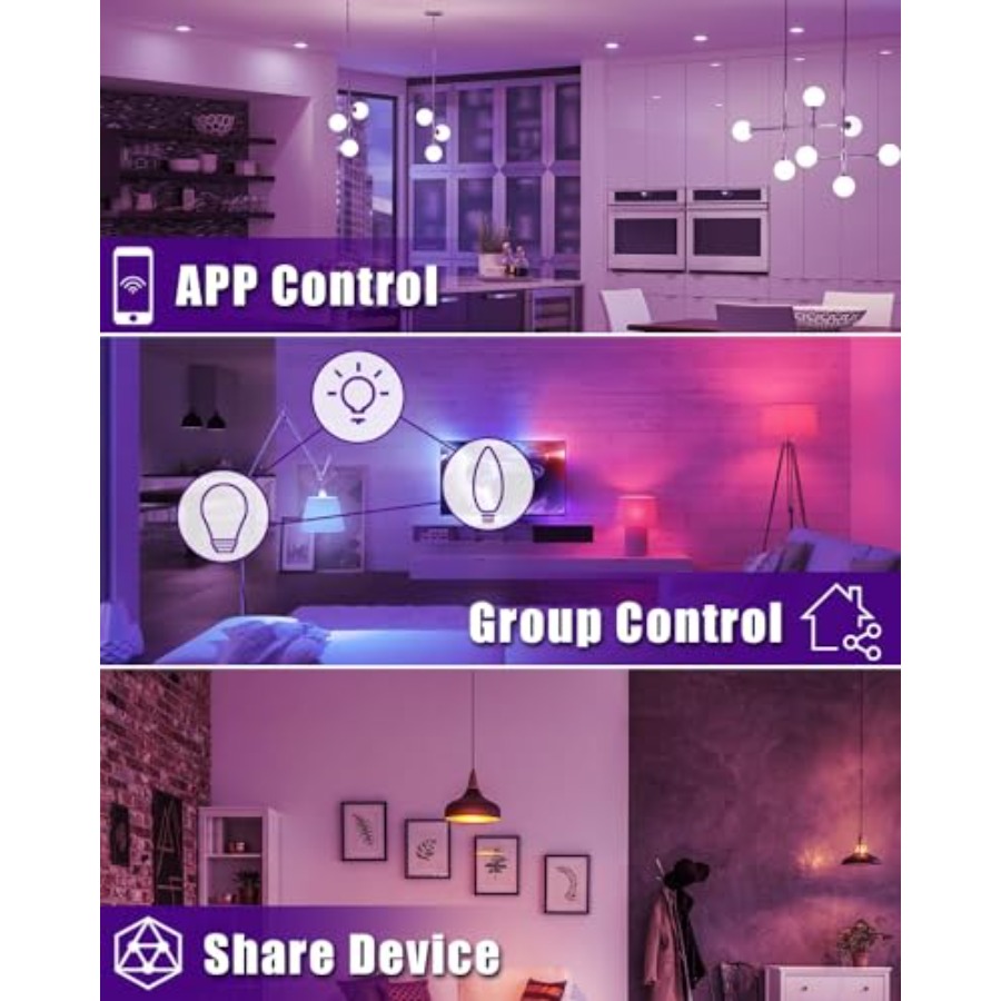 หลอดไฟอัจฉริยะ, หลอดไฟอัจฉริยะ - Smart Ceiling Fan Alexa Wifi บทวิจารณ์และราคา