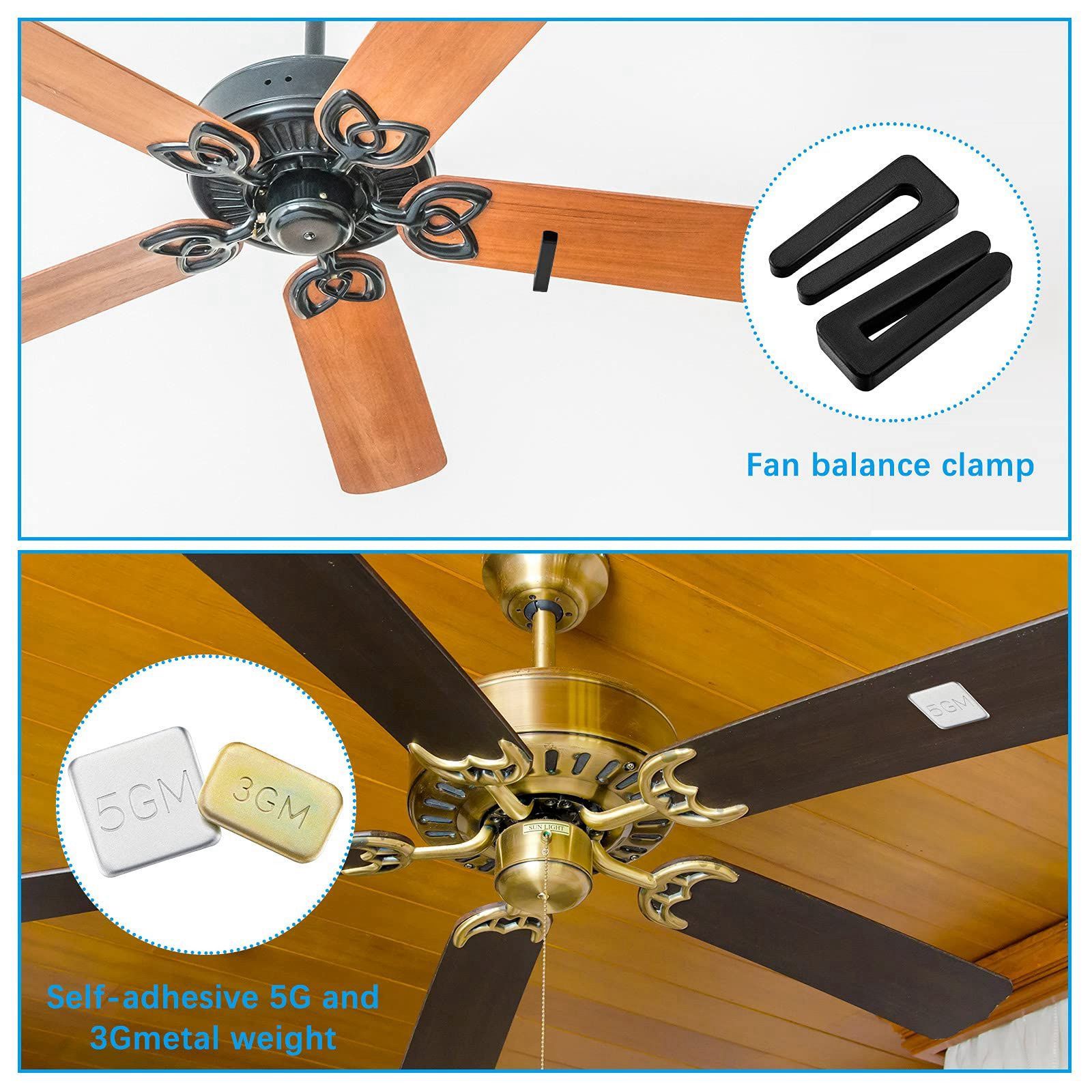 คุณภาพ 6 ชุดเพดานพัดลมใบมีด Ba - Ceiling Fan Blade Balancing Kit บทวิจารณ์และราคา