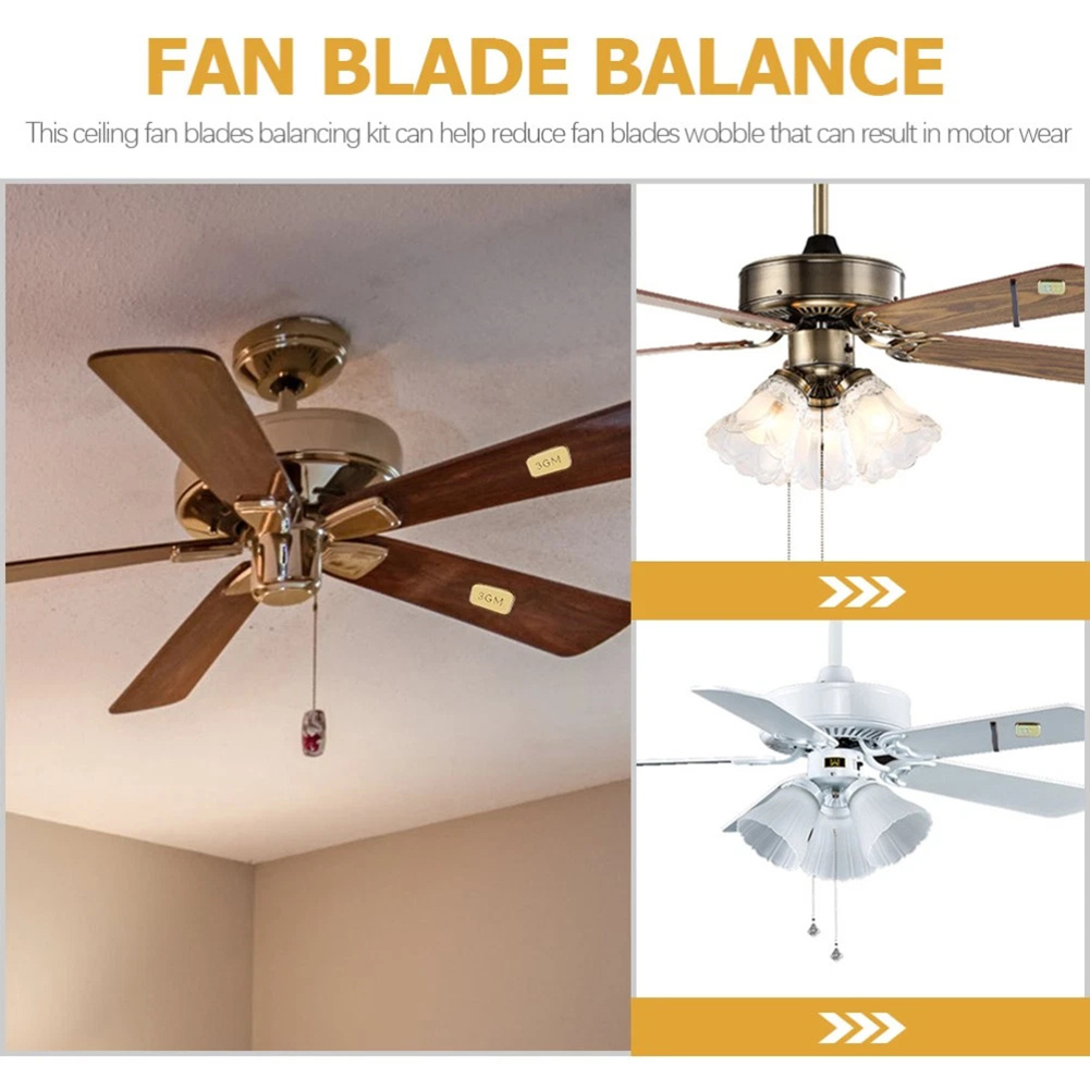 ชุดอุปกรณ์ปรับสมดุลใบพัดลมเพดา - Ceiling Fan Blade Balancing Kit บทวิจารณ์และราคา