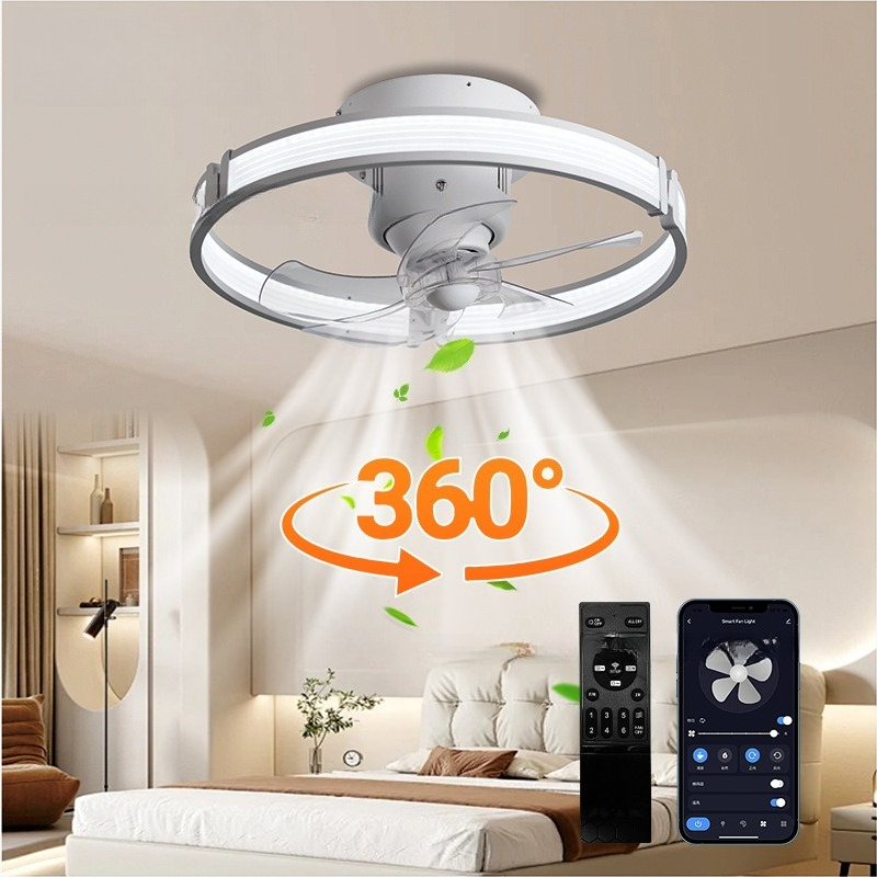 พัดลมเพดานพร้อมไฟอัจฉริยะ Smar - Smart Ceiling Fan Alexa Wifi บทวิจารณ์และราคา