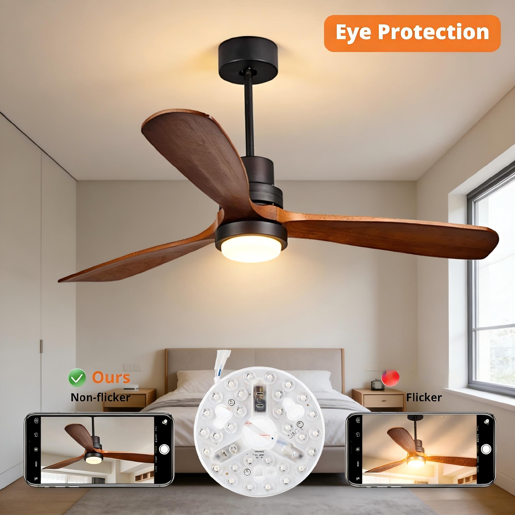 ชุดไฟ LED สำหรับพัดลมเพดาน ขนา - Ceiling Fan Light Kit Replacement บทวิจารณ์และราคา