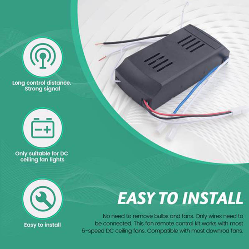 การเปลี่ยนชุดรีโมทคอนโทรลพัดลม - Ceiling Fan Light Kit Replacement บทวิจารณ์และราคา