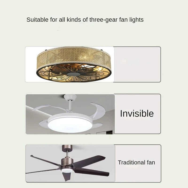 การเปลี่ยนชุดรีโมทคอนโทรลพัดลม - Ceiling Fan Light Kit Replacement บทวิจารณ์และราคา