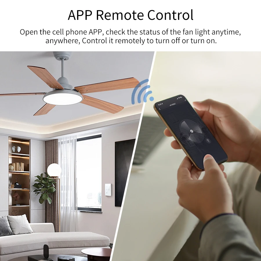 สวิตช์อัจฉริยะ Wi-Fi สำหรับพัด - Smart Ceiling Fan Alexa Wifi บทวิจารณ์และราคา