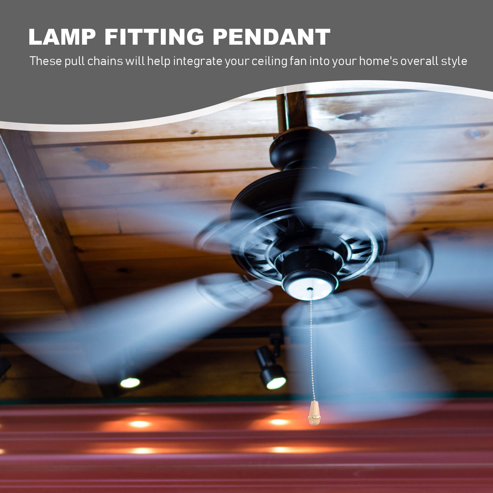 โซ่ดึงพัดลมเพดานแบบใช้ซ้ำได้ เ - Ceiling Fan Pull Chain Switch บทวิจารณ์และราคา