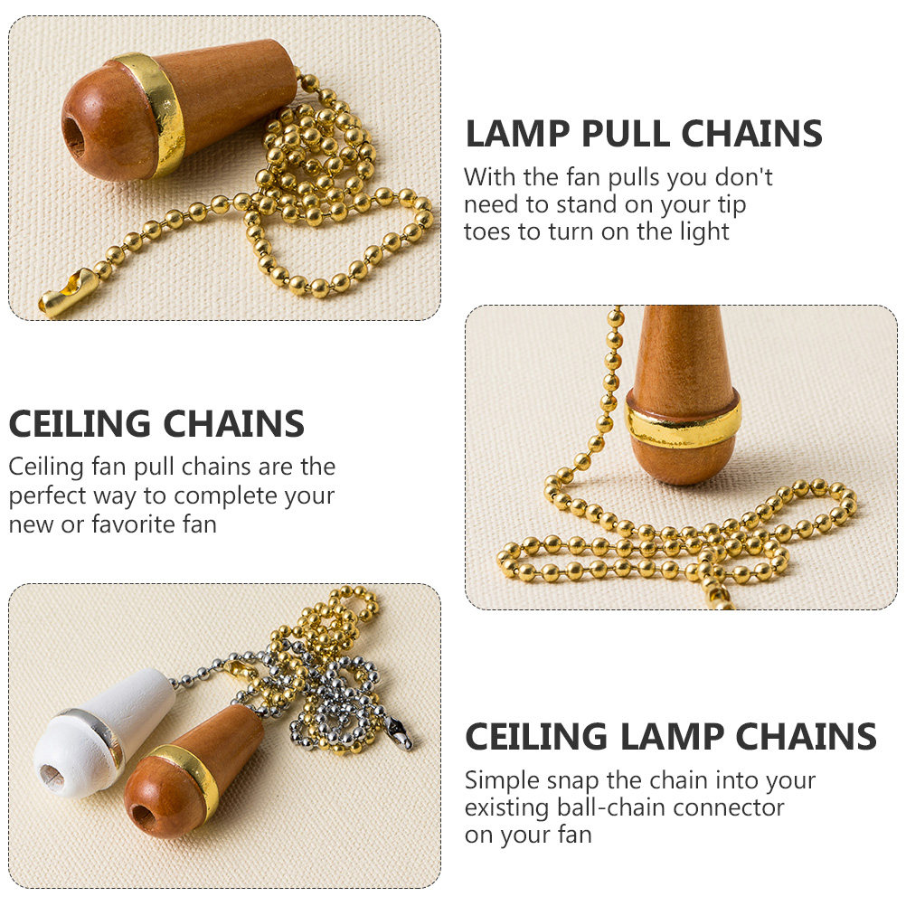 โซ่ดึงพัดลมเพดานแบบใช้ซ้ำได้ เ - Ceiling Fan Pull Chain Switch บทวิจารณ์และราคา