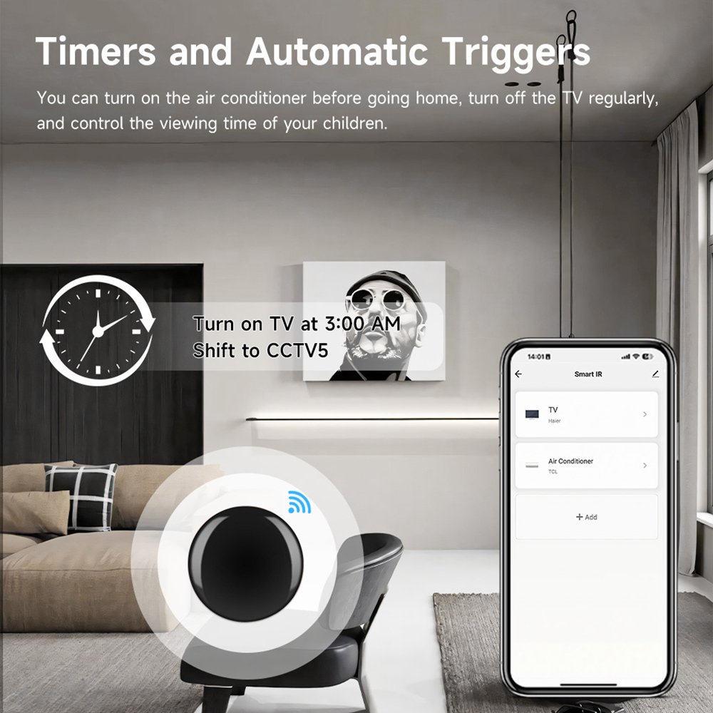 รีโมทคอนโทรลอินฟราเรด Tuya WiF - Smart Ceiling Fan Alexa Wifi บทวิจารณ์และราคา