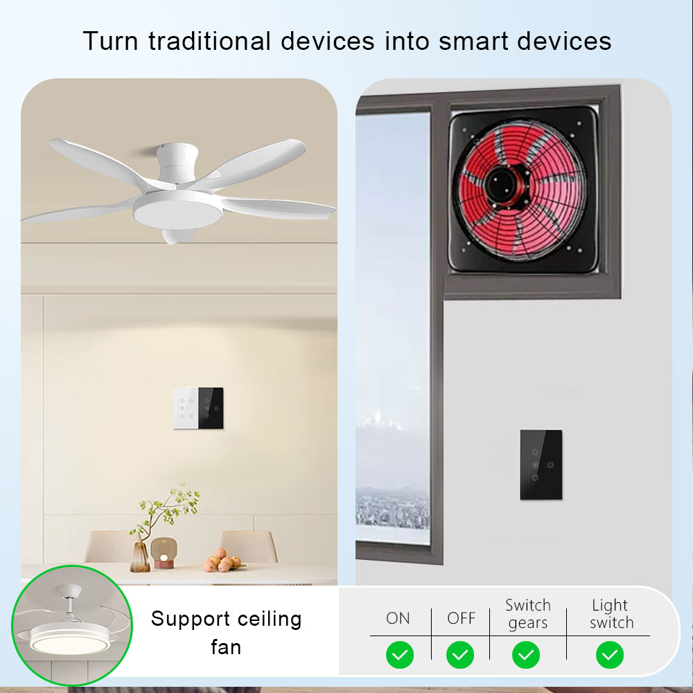 พัดลมอัจฉริยะ WiFi มาตรฐานอเมร - Smart Ceiling Fan Alexa Wifi บทวิจารณ์และราคา