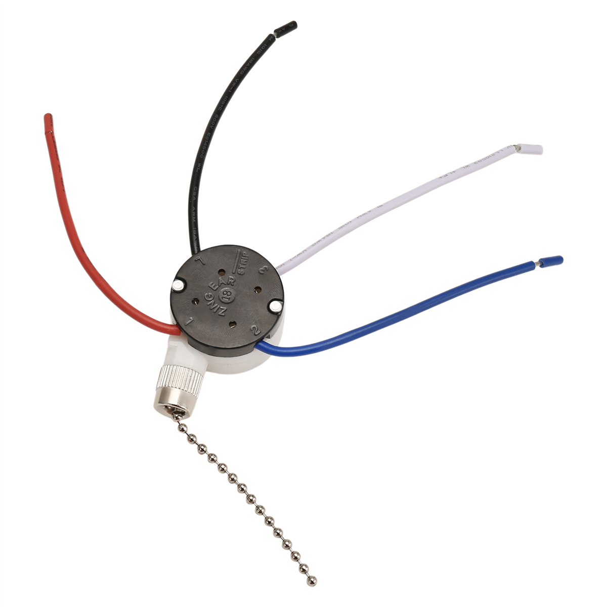 Ze-208s 3 ชิ้น Ze-208S E89885  - Ceiling Fan Pull Chain Switch บทวิจารณ์และราคา
