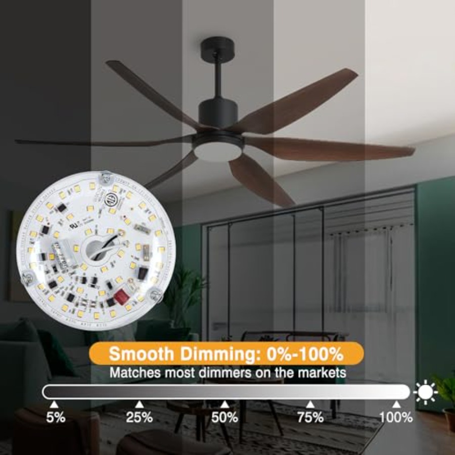 ชุดไฟ BeVisible N Glow ETL Lis - Ceiling Fan Light Kit Replacement บทวิจารณ์และราคา