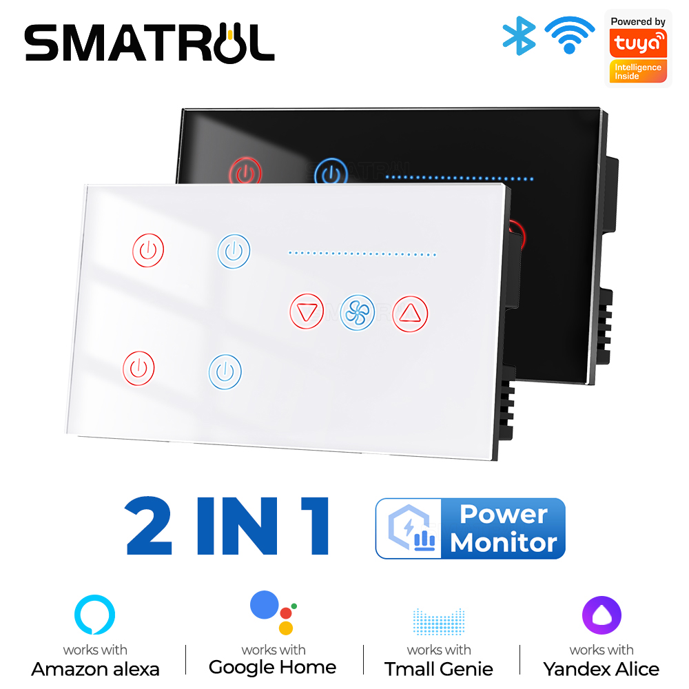 Zigbee WIFI สมาร์ทสวิตช์ผนังเพ - Smart Ceiling Fan Alexa Wifi บทวิจารณ์และราคา