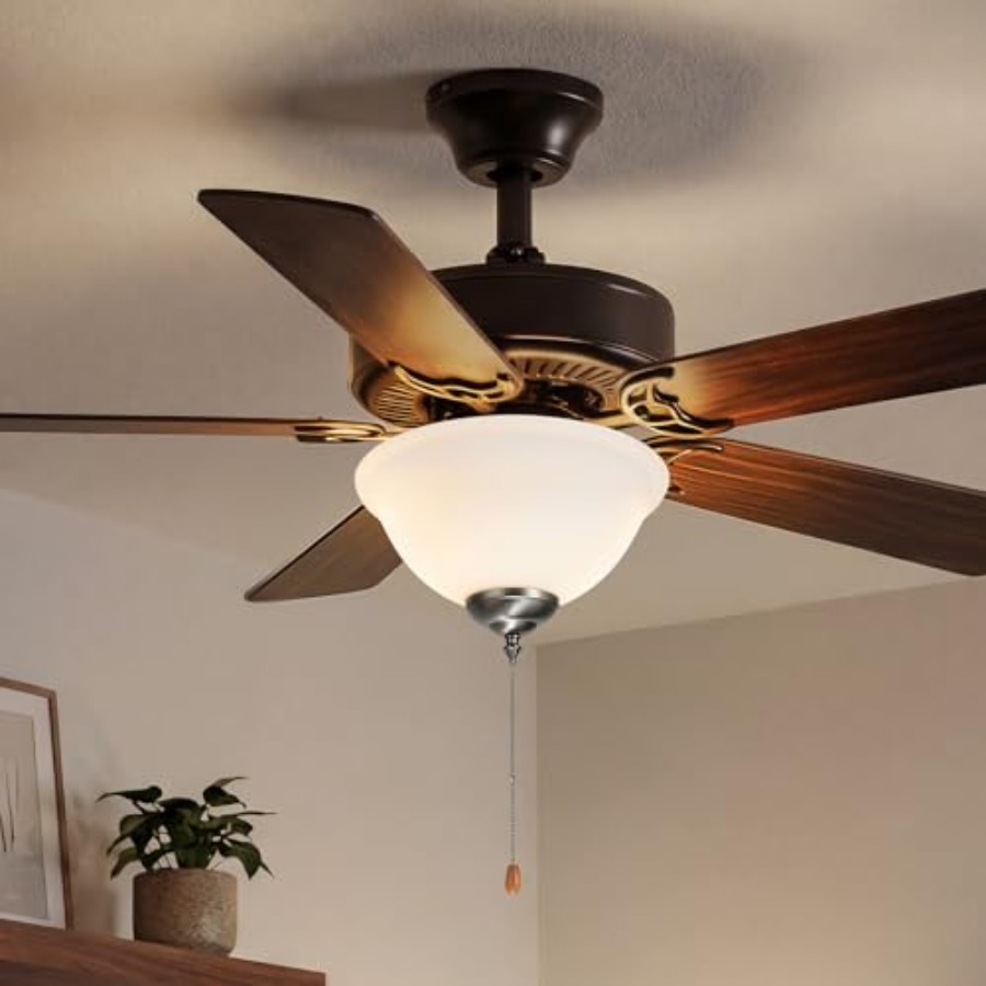 ชุดไฟพัดลมเพดาน 750lm 3000K รู - Ceiling Fan Light Kit Replacement บทวิจารณ์และราคา