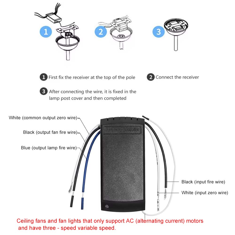 ชุดควบคุมพัดลมเพดานอัจฉริยะ Tu - Smart Ceiling Fan Alexa Wifi บทวิจารณ์และราคา