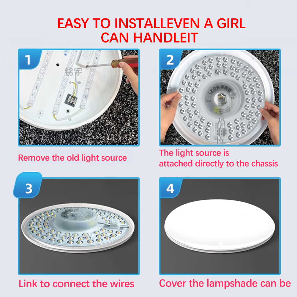 ไฟ LED แผงไฟเพดานโมดูล LED 220 - Ceiling Fan Light Kit Replacement บทวิจารณ์และราคา