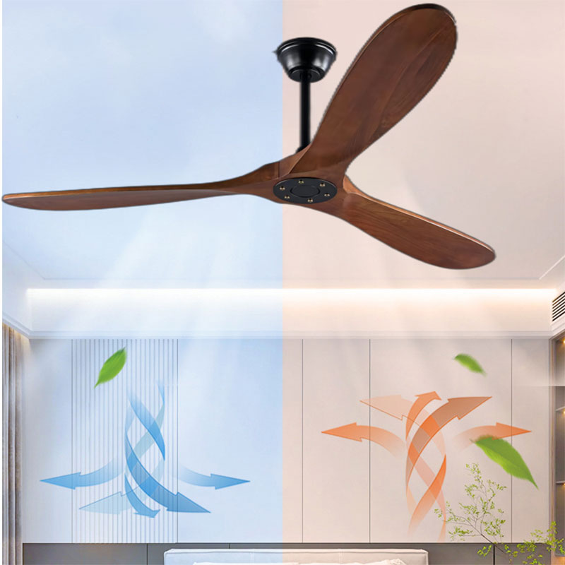 โมเดิร์นไฟ LED เพดานไม้พัดลม 4 - Ceiling Fan 60 Inch Industrial บทวิจารณ์และราคา