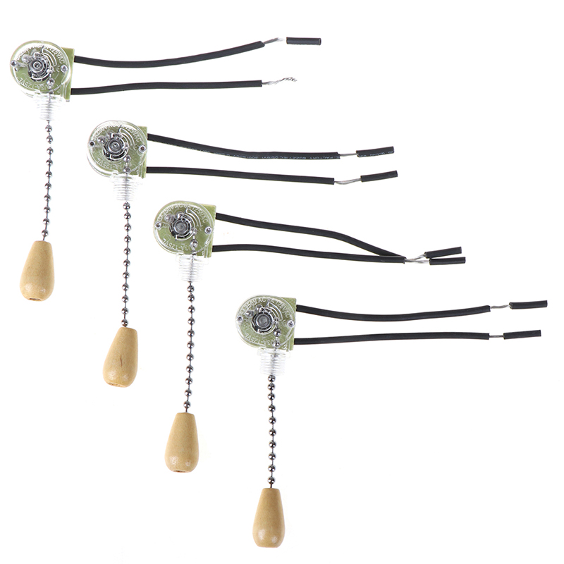สวิตช์ไฟแบบดึง 4 ชิ้น สำหรับโค - Ceiling Fan Pull Chain Switch บทวิจารณ์และราคา