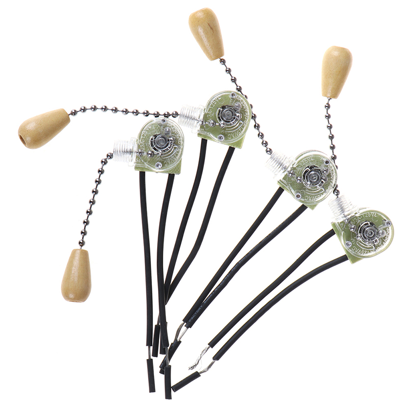 สวิตช์ไฟแบบดึง 4 ชิ้น สำหรับโค - Ceiling Fan Pull Chain Switch บทวิจารณ์และราคา