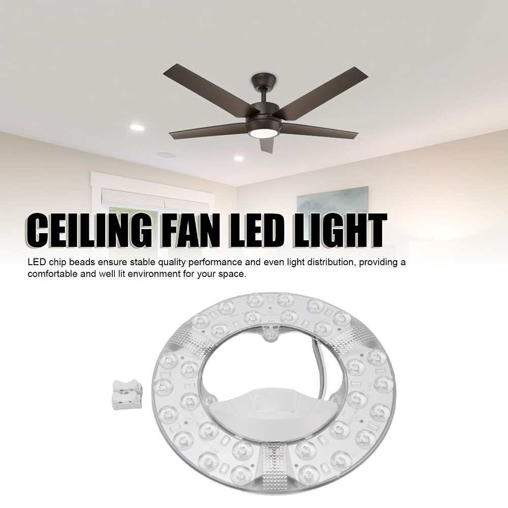 ชุดไฟพัดลมเพดาน 30W/36W/48W ที - Ceiling Fan Light Kit Replacement บทวิจารณ์และราคา