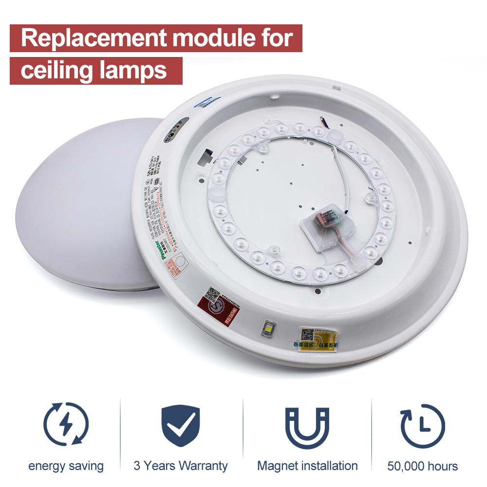 แผง LED 220V เปลี่ยนหลอดไฟเพดา - Ceiling Fan Light Kit Replacement บทวิจารณ์และราคา