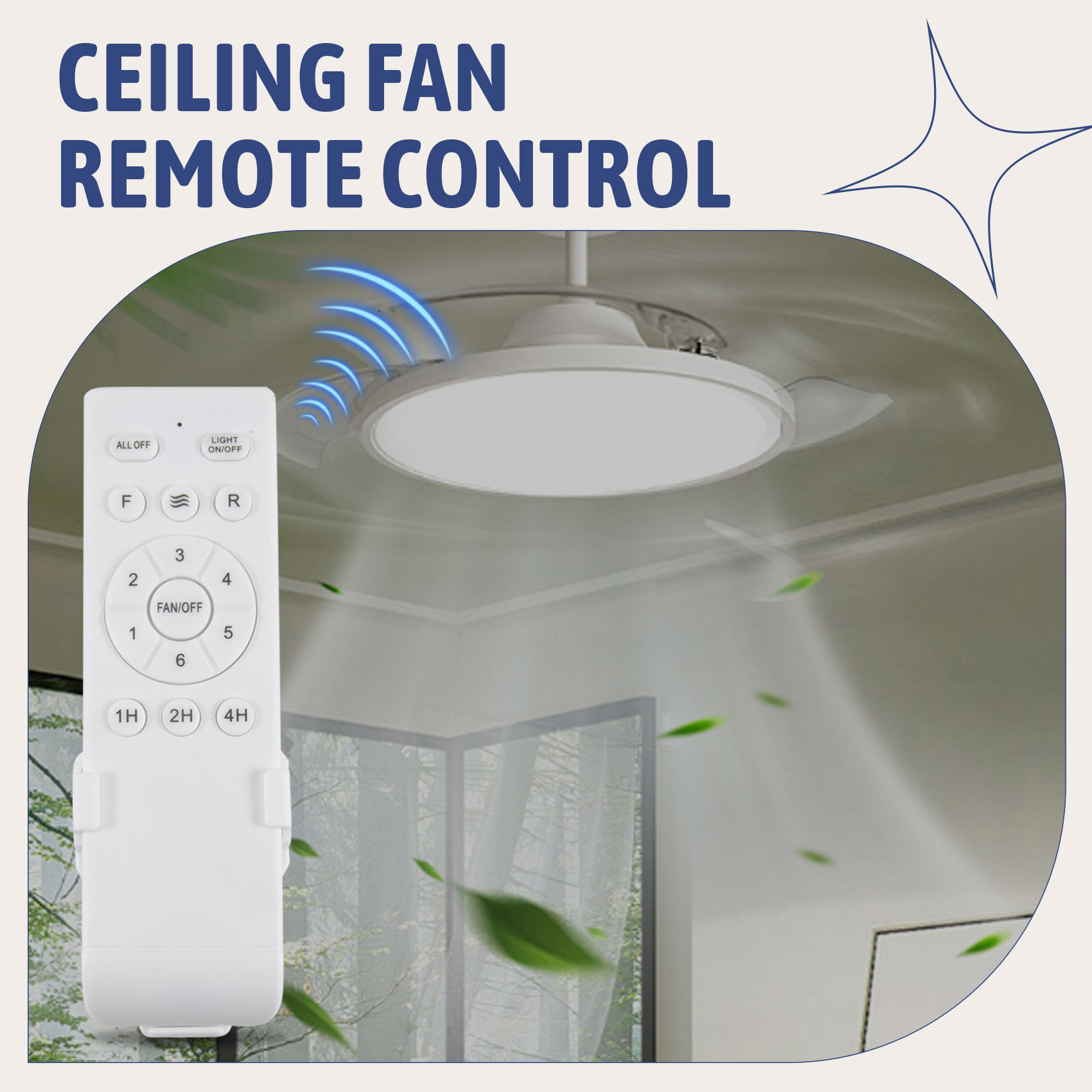 ชุดรีโมทคอนโทรลพัดลมเพดานสากล  - Ceiling Fan Light Kit Replacement บทวิจารณ์และราคา