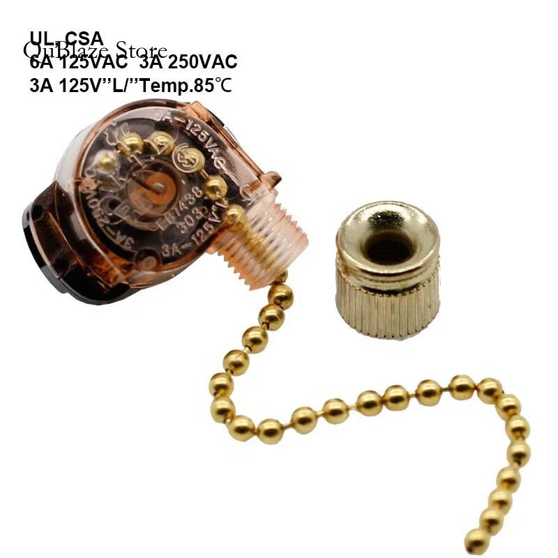 E87438 303 ON OFF 2 ตําแหน่ง 3 - Ceiling Fan Pull Chain Switch บทวิจารณ์และราคา