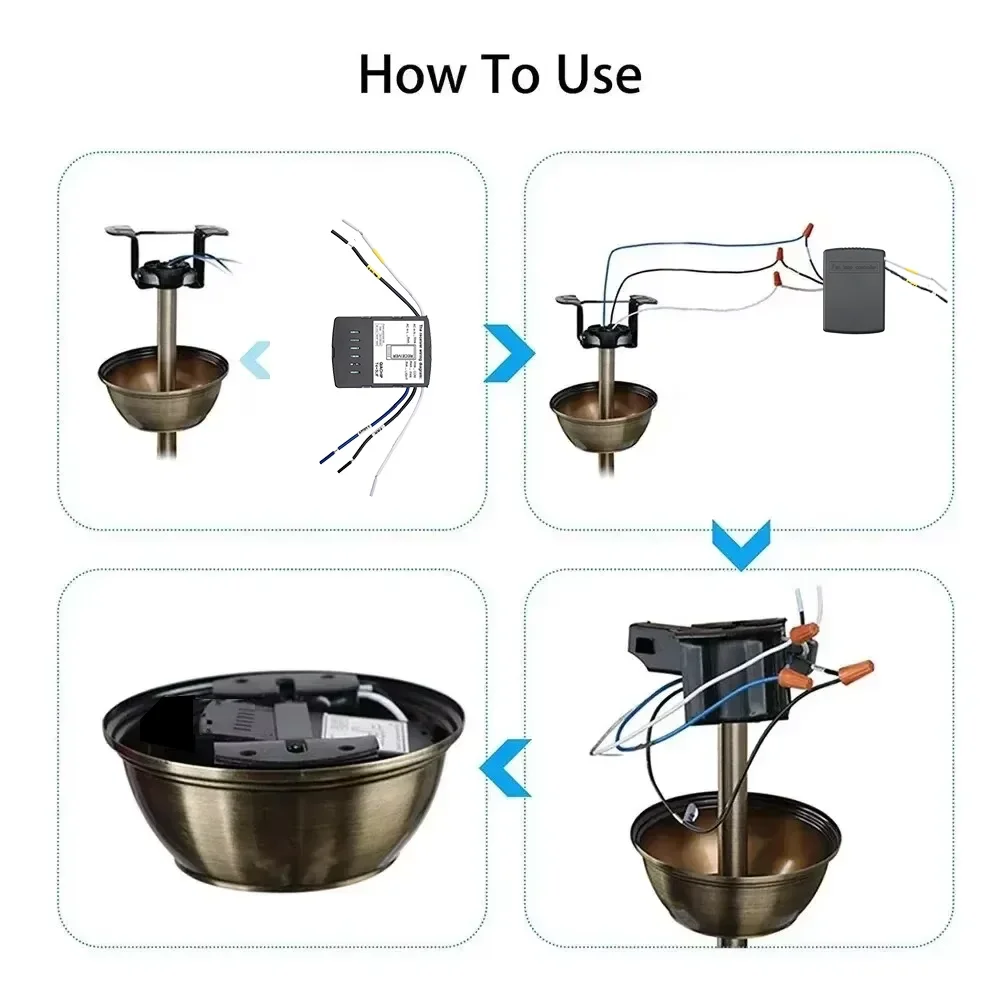 อีเวลิงค์ ไวไฟพัดลมเพดานรีโมทค - Ceiling Fan With Remote Control Reversible บทวิจารณ์และราคา