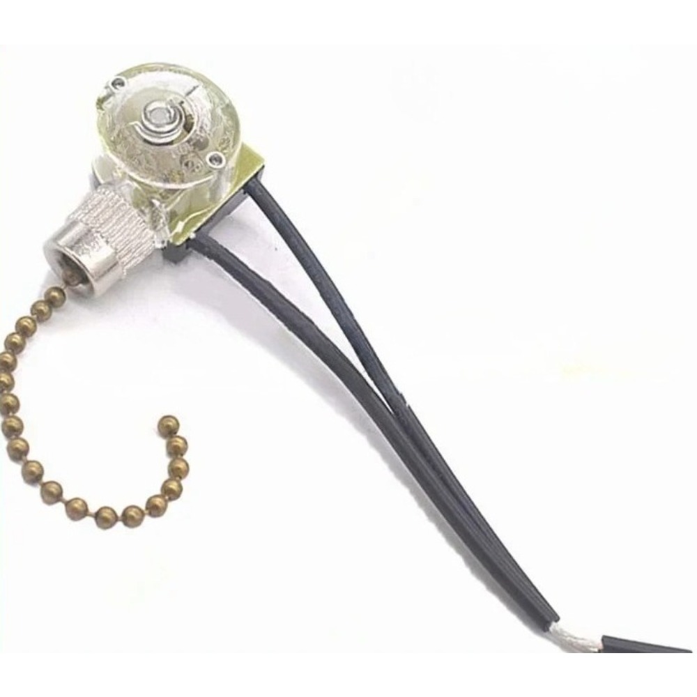 1 ชิ้น สายดึงซิปสำหรับสวิตช์ไฟ - Ceiling Fan Pull Chain Switch บทวิจารณ์และราคา