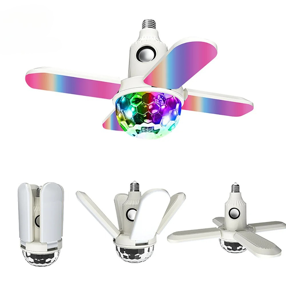E27 หลอดไฟ LED พัดลมใบมีดสี่ใบ - Ceiling Fan With Remote Control Reversible บทวิจารณ์และราคา