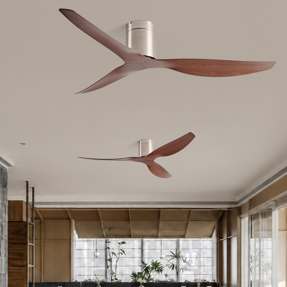 พัดลมเพดาน QINIWAKE ขนาด 45/52 - Ceiling Fan Dc Motor 52 Inch บทวิจารณ์และราคา