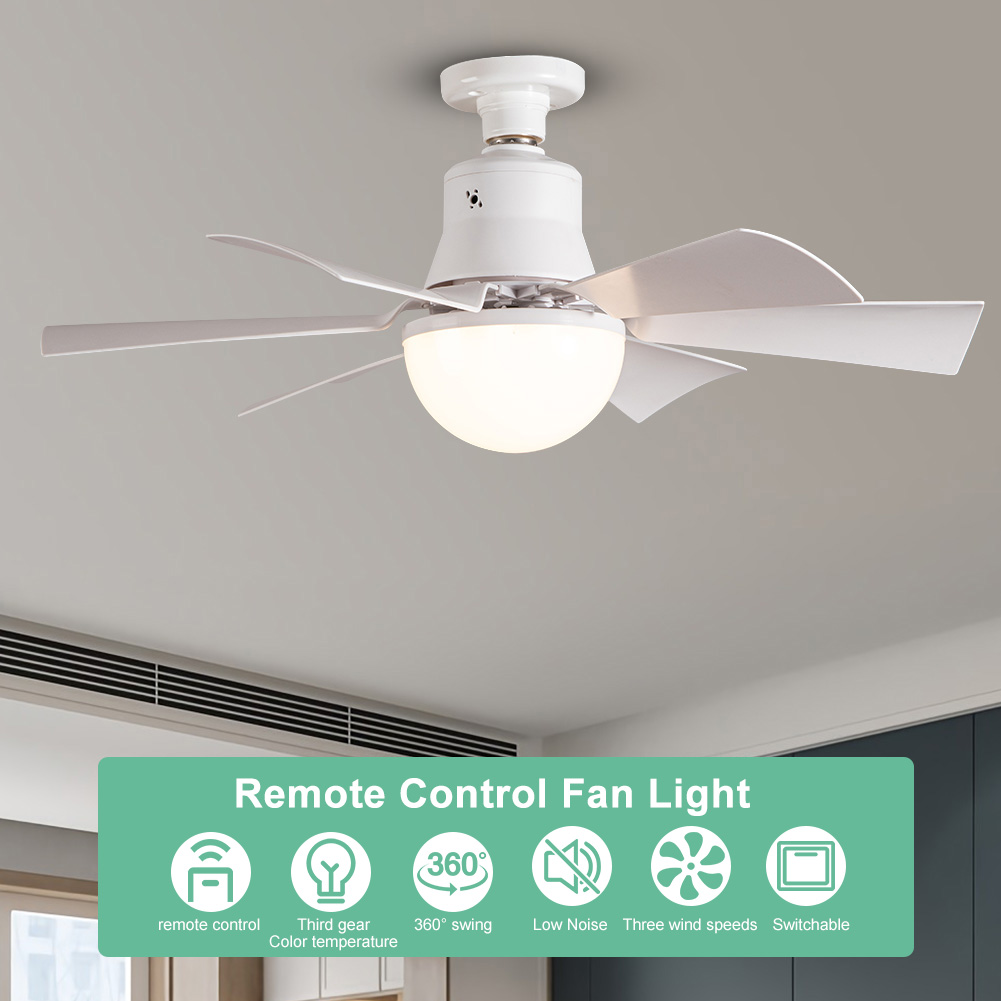 พัดลมเพดานพร้อมไฟและรีโมท ตั้ง - Ceiling Fan Led 3 Blade Modern บทวิจารณ์และราคา