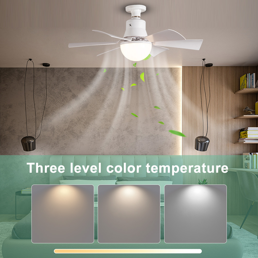 พัดลมเพดานพร้อมไฟและรีโมท ตั้ง - Ceiling Fan Led 3 Blade Modern บทวิจารณ์และราคา